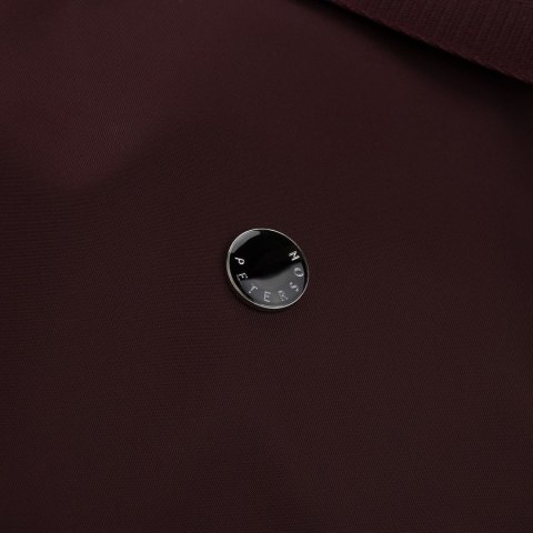 Duża, bordowa torebka damska z poliestru, mieszcząca format A4 - Peterson