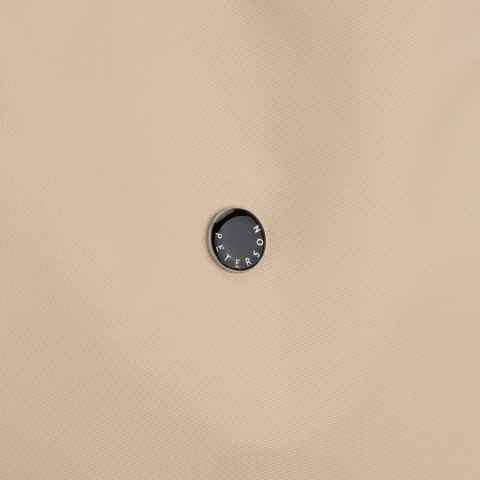 Shopperka damska z poliestru w jasnobeżowym kolorze zamykana suwakiem - Peterson