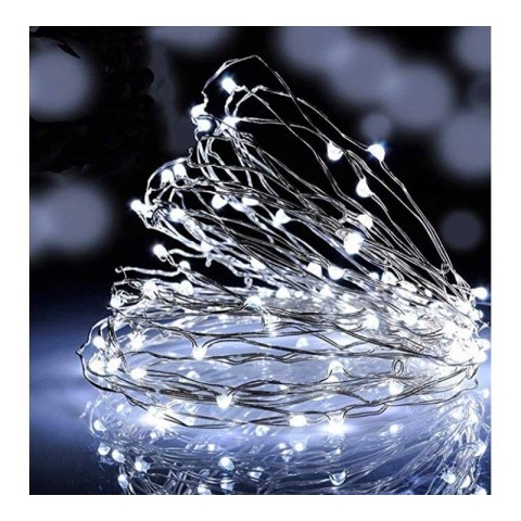 LED fairy lights cold white – drucik 50 LED
