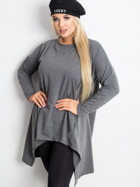 Tunika RV-TU-5042.09X ciemny szary one size XL/2XL