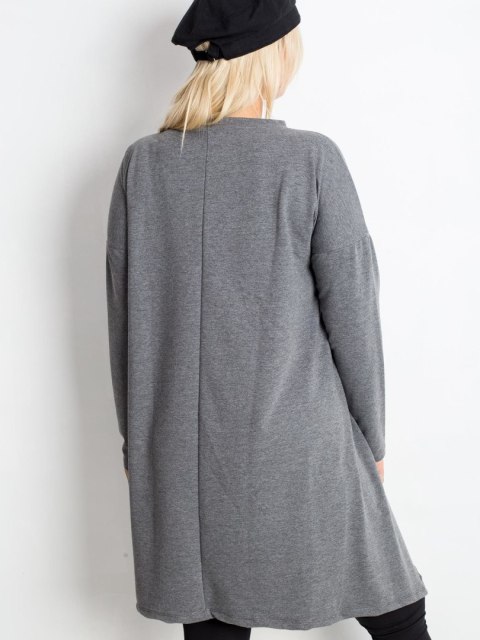 Tunika RV-TU-5042.09X ciemny szary one size XL/2XL