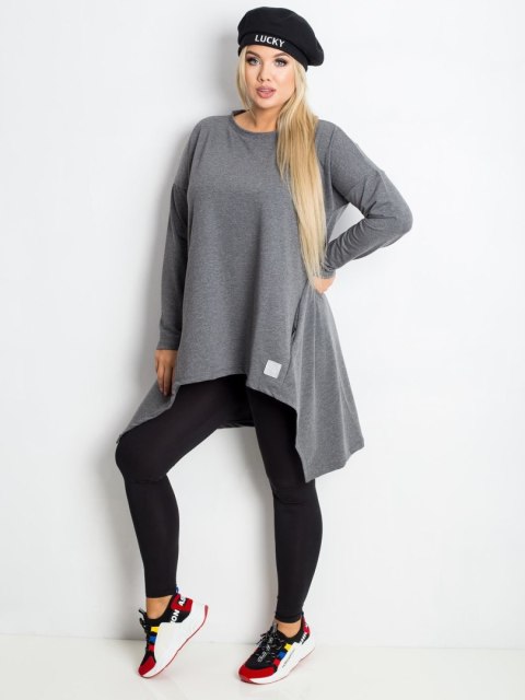 Tunika RV-TU-5042.09X ciemny szary one size XL/2XL