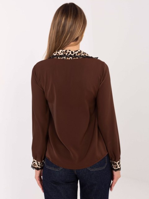 Koszula MI-KS-4225.35 brązowy