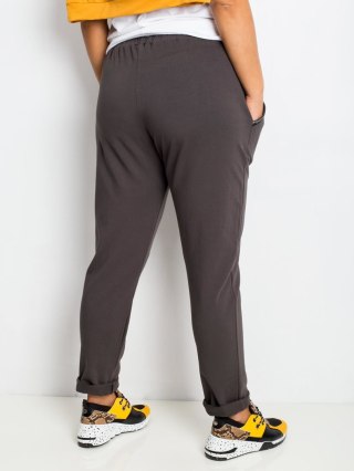 Spodnie dresowe RV-DR-4765.52 ciemny khaki 3XL