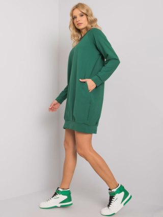 Sukienka RV-TU-5184.93P ciemny zielony S/M
