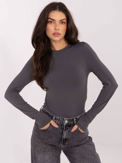 Bluzka D12099M02788A grafitowy XL