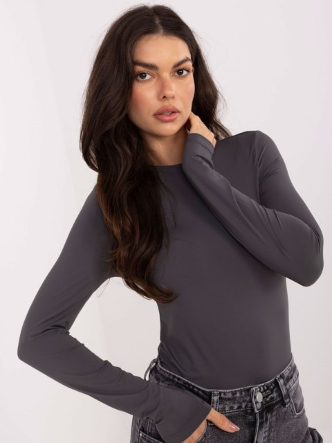 Bluzka D12099M02788A grafitowy XL