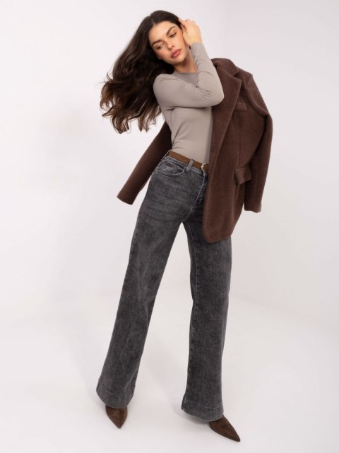 Bluzka D12099M02788A ciemny bezowy L