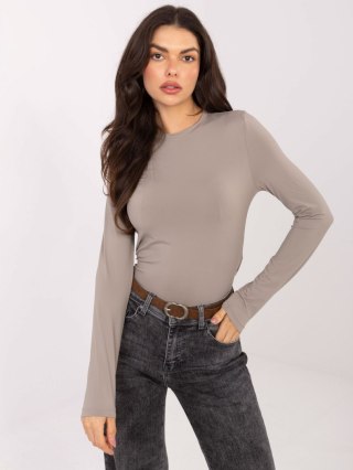 Bluzka D12099M02788A ciemny bezowy XL