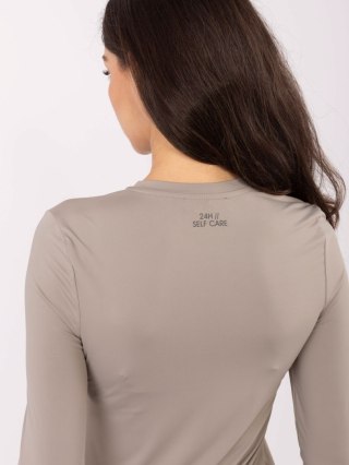 Bluzka D12099M02788A ciemny bezowy S