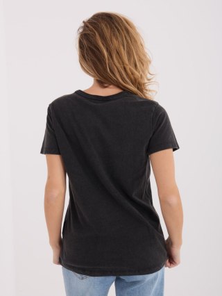 T-shirt D12048M02556K grafitowy XL