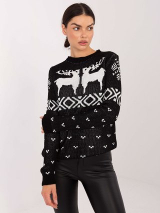 Sweter MI-SW-19128.34 czarny