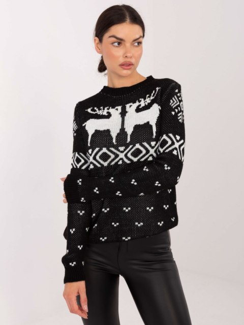 Sweter MI-SW-19128.34 czarny