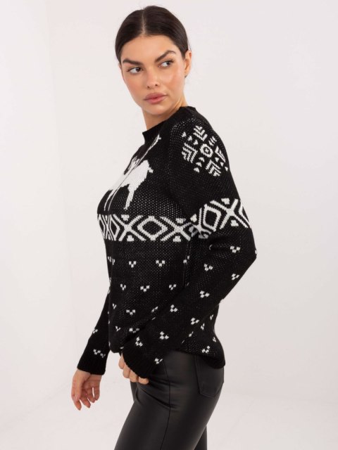 Sweter MI-SW-19128.34 czarny