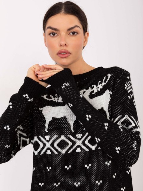 Sweter MI-SW-19128.34 czarny