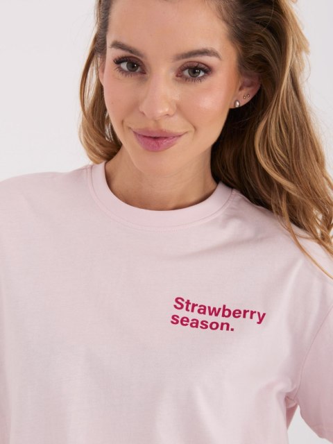 T-shirt D12022AH02645V jasny różowy XL