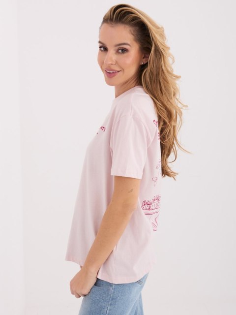 T-shirt D12022AH02645V jasny różowy M