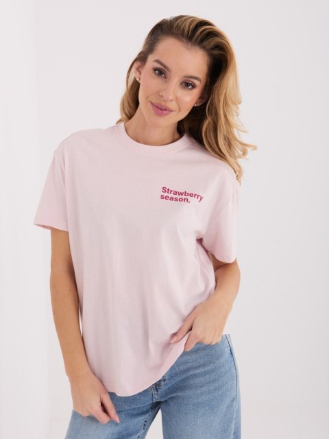 T-shirt D12022AH02645V jasny różowy M