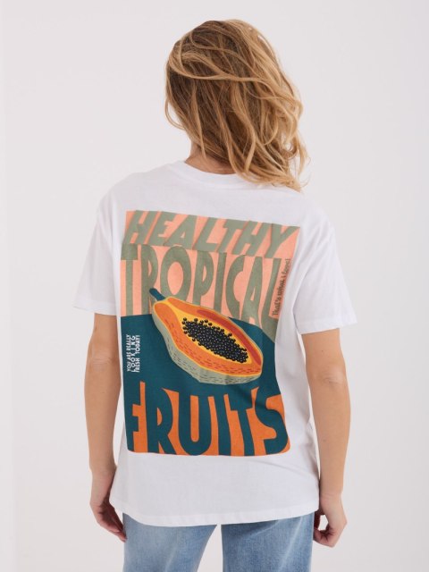 T-shirt D12022AH02645W biały L