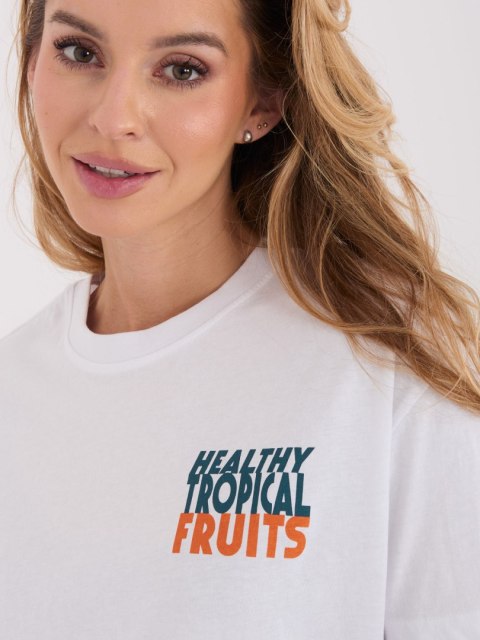 T-shirt D12022AH02645W biały XS