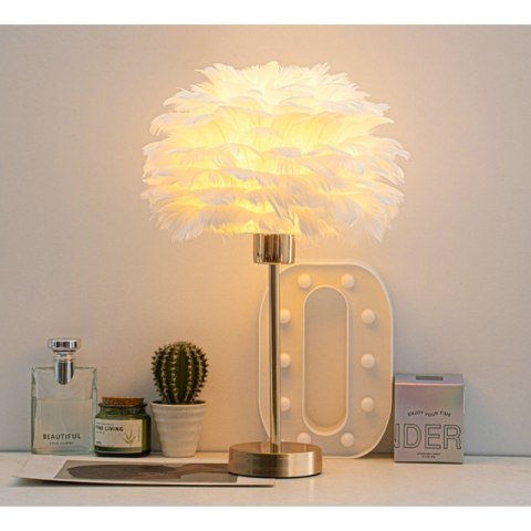 Lampa stołowa LED z zasilaniem USB i regulacją jasności