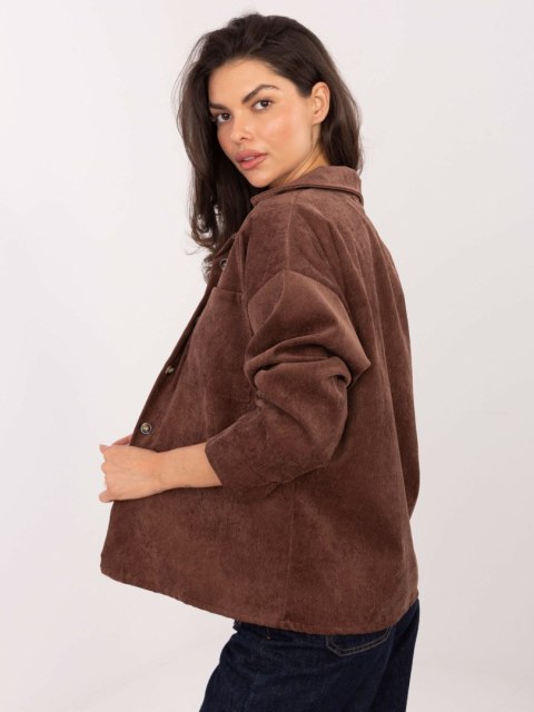 Koszula D50061J11078A3 ciemny brązowy L/XL