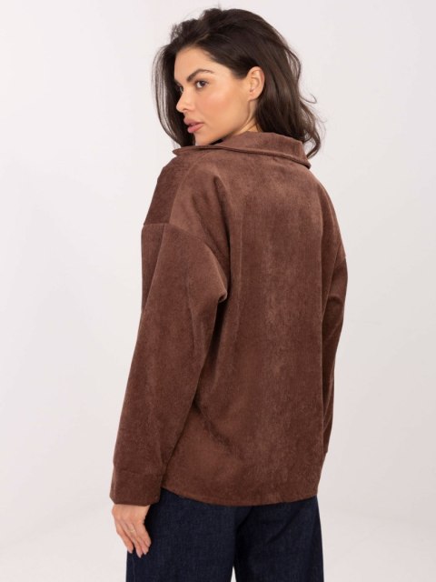 Koszula D50061J11078A3 ciemny brązowy M/L