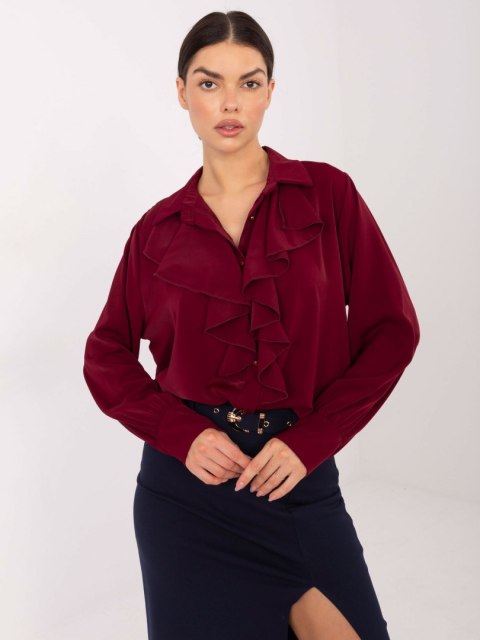 Koszula IT-KS-26967.28 bordowy