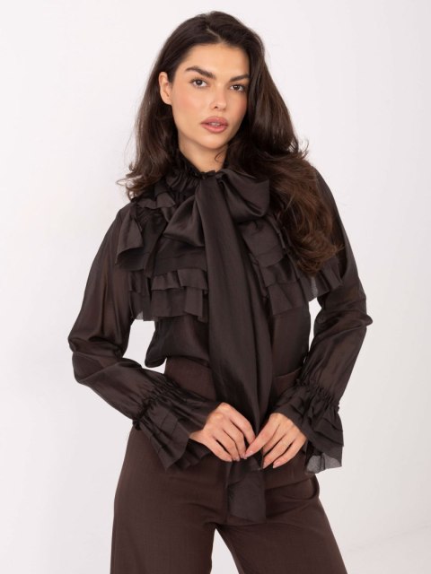 Koszula IT-KS-28882.03 ciemny brązowy