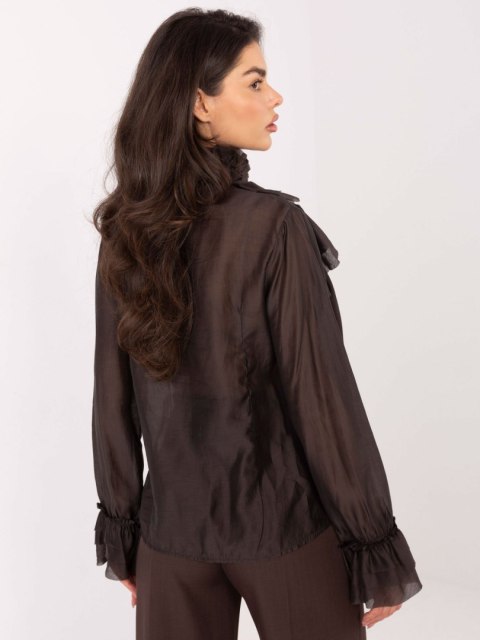 Koszula IT-KS-28882.03 ciemny brązowy