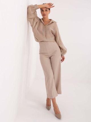 Koszula IT-KS-28979.63 beżowy