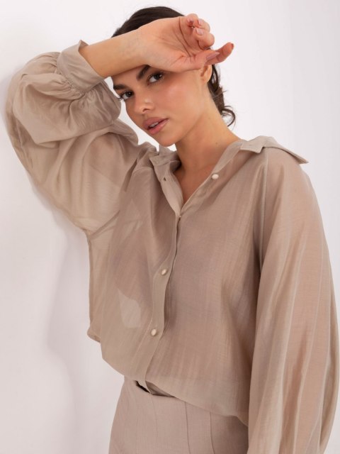 Koszula IT-KS-28979.63 beżowy