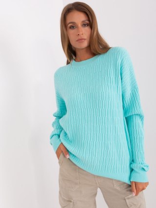 Sweter AT-SW-2338.14P mietowy