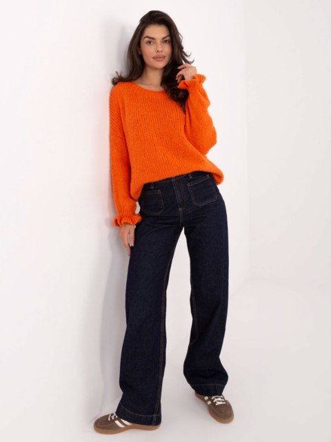 Sweter MI-SW-2912.10X pomarańczowy onse size