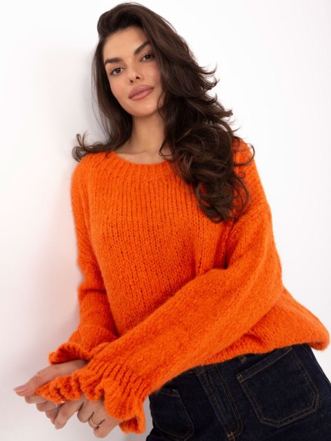 Sweter MI-SW-2912.10X pomarańczowy onse size