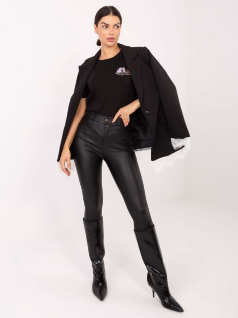 T-shirt D12022M02844A czarny S