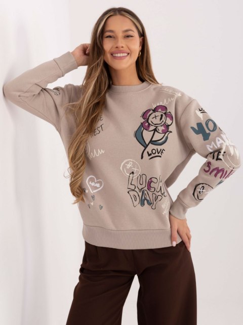 Bluza D10608BC02804A beżowy S