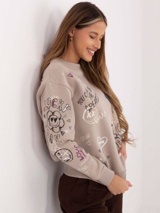 Bluza D10608BC02804A beżowy XS