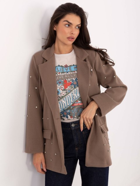 Marynarka IT-MA-18365.97 ciemny bezowy