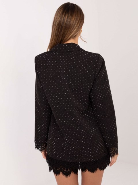 Klasyczna czarna marynarka damska ITALY MODA – elegancki fason