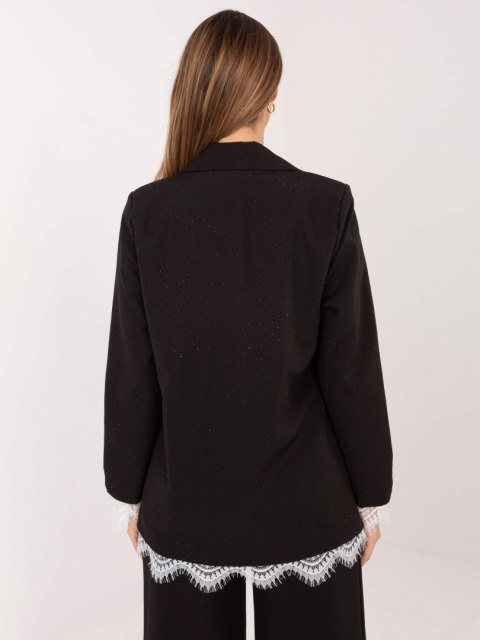 Marynarka ITALY MODA do pracy i na wieczór – czarna elegancja