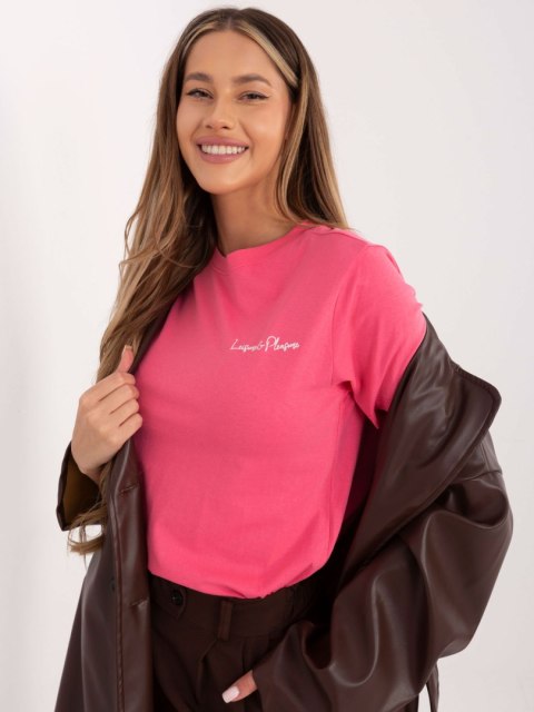 T-shirt D12022M02853A różowy L
