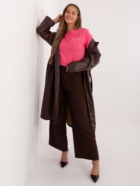 T-shirt D12022M02853A różowy XL