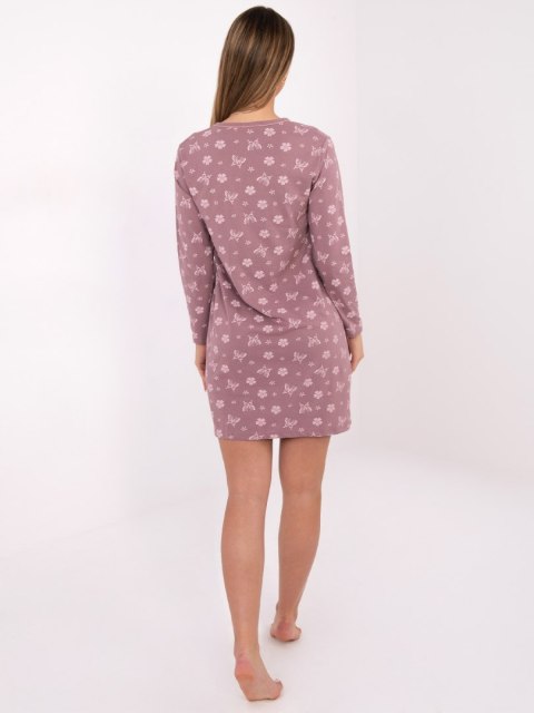 Koszula nocna DU-KN-FP-101.19 ciemny różowy 2XL