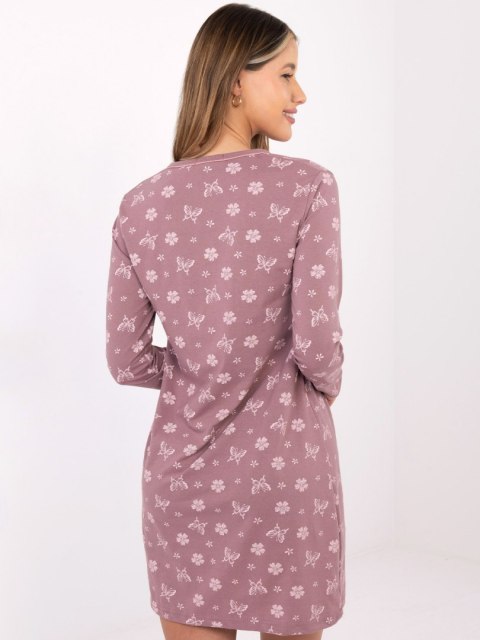 Koszula nocna DU-KN-FP-101.19 ciemny różowy M