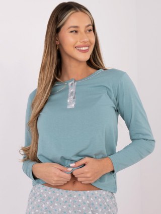 Piżama DU-PI-FP-002.87 mietowy 2XL