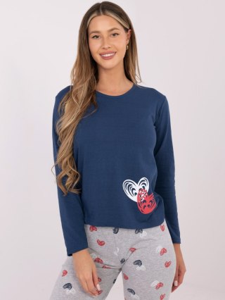 Piżama DU-PI-FP-009.84 ciemny niebieski M