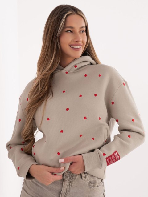 Bluza D10618BC02834A2 beżowy S