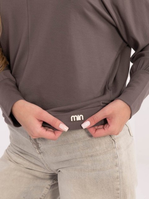 Bluzka RV-BZ-A-164.82 szaro-beżowy