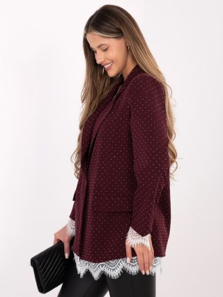 Marynarka IT-MA-FL9916-2.12P bordowy